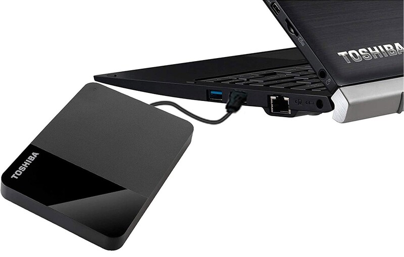 Зовнішній жорсткий диск 2.5" USB 1.0TB Toshiba Canvio Ready Black (HDTP310EK3AA)