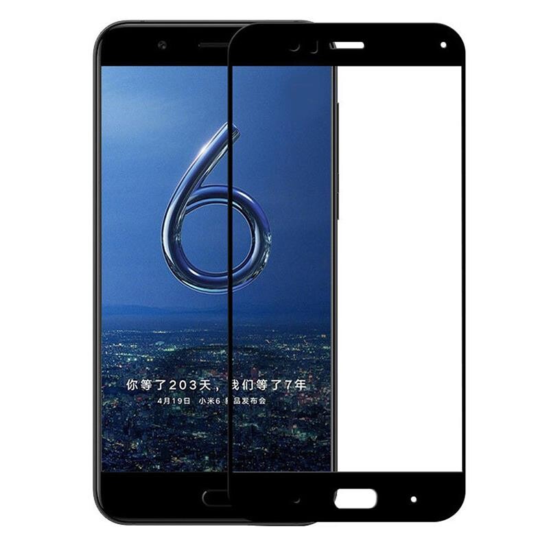 Захисне скло PowerPlant для Xiaomi Mi 6 Black Full Screen (GL605996)