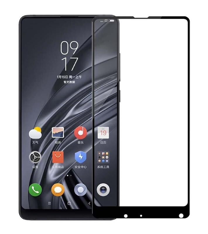 Захисне скло PowerPlant для Xiaomi Mi Mix 2 Black Full Screen (GL605637)