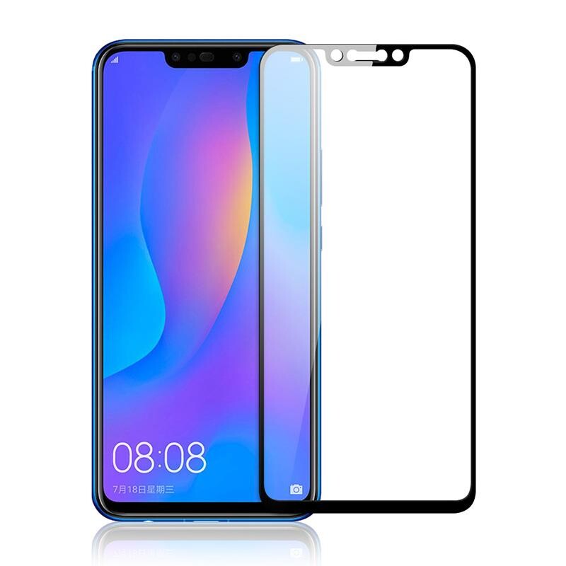 Захисне скло PowerPlant для Huawei P Smart+ Black Full Screen (GL604890)