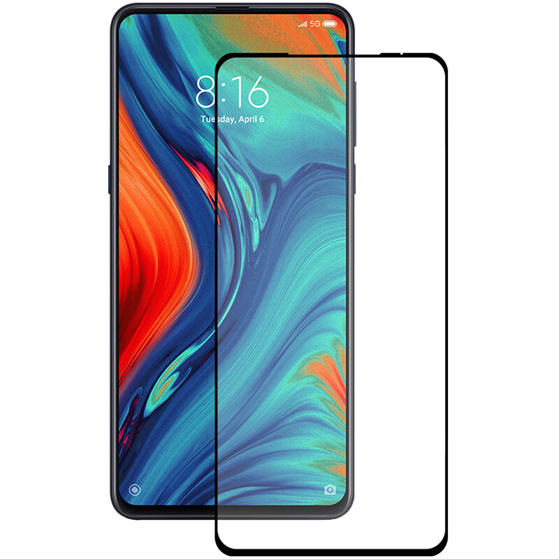 Захисне скло PowerPlant для Xiaomi Mi Mix 3 Black Full Screen (GL606504)