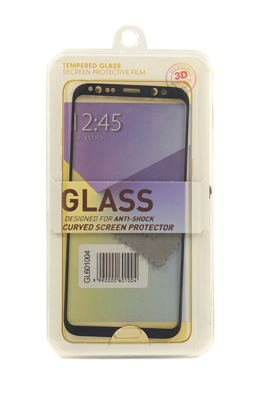 Захисне скло PowerPlant для Samsung Galaxy S8 Black, 0.33mm, 3D (GL601004)