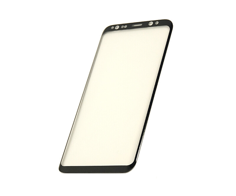 Захисне скло PowerPlant для Samsung Galaxy S8 Black, 0.33mm, 3D (GL601004)