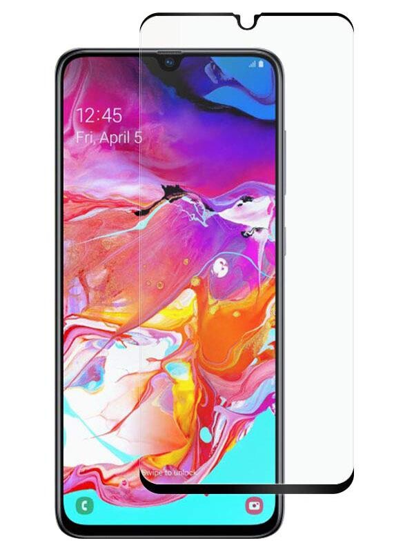 Защитное стекло PowerPlant для Samsung Galaxy A70 SM-A705 Black (GL606887)