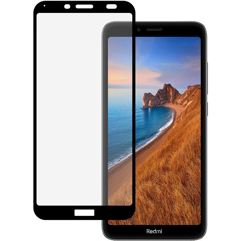 Защитное стекло PowerPlant для Xiaomi Redmi 7A Black Full Screen (GL607631)