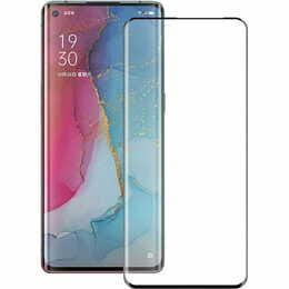 Захисне скло PowerPlant для Oppo Reno4 Pro Black Full Screen, 3D (GL609239)