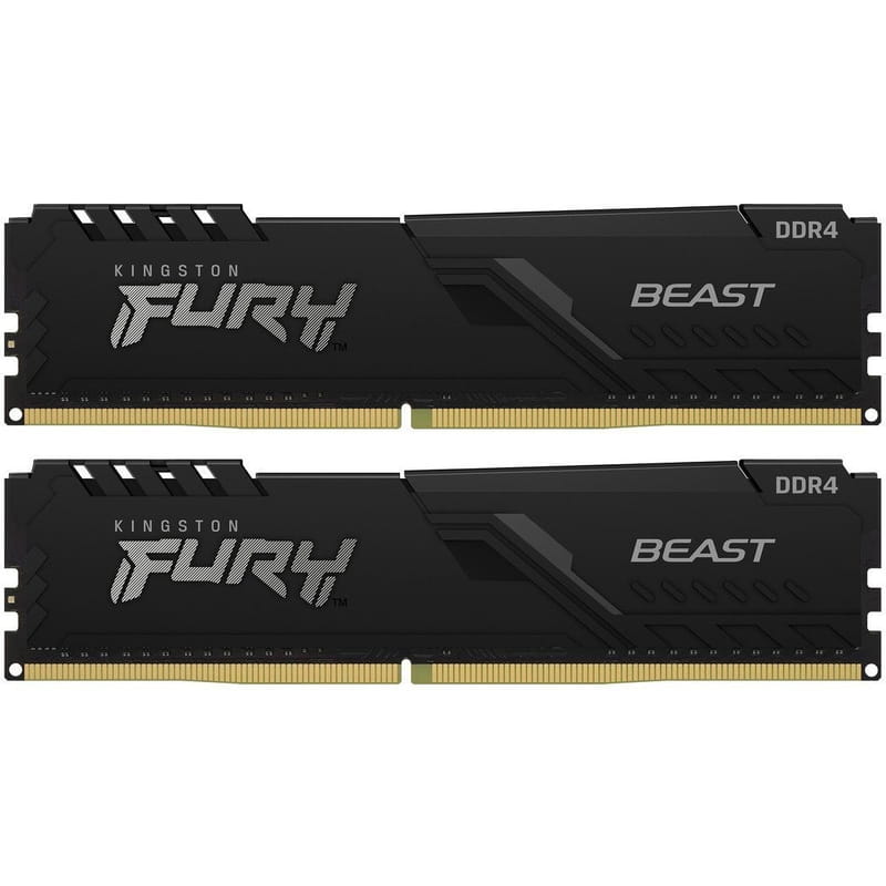 Модуль пам`ятi DDR4 2x16GB/3200 Kingston Fury Beast Black (KF432C16BBK2/32)