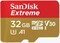 Фото - Карта памяти MicroSDHC  32GB UHS-I/U3 Class 10 SanDisk Extreme A1 R100/W60MB/s + SD-adapter (SDSQXAF-032G-GN6AA) | click.ua