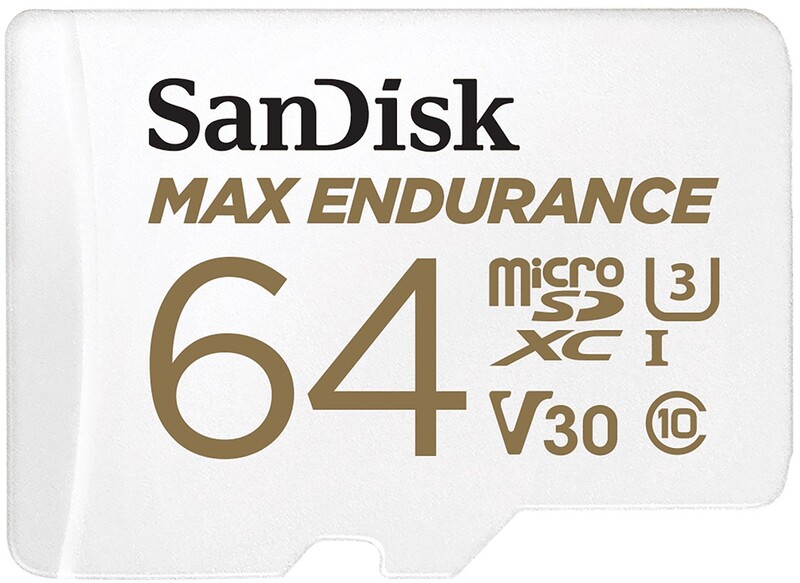 Карта пам`ятi MicroSDXC 64GB UHS-I/U3 Class 10 SanDisk Max Endurance R100/W40MB/s (SDSQQVR-064G-GN6IA)