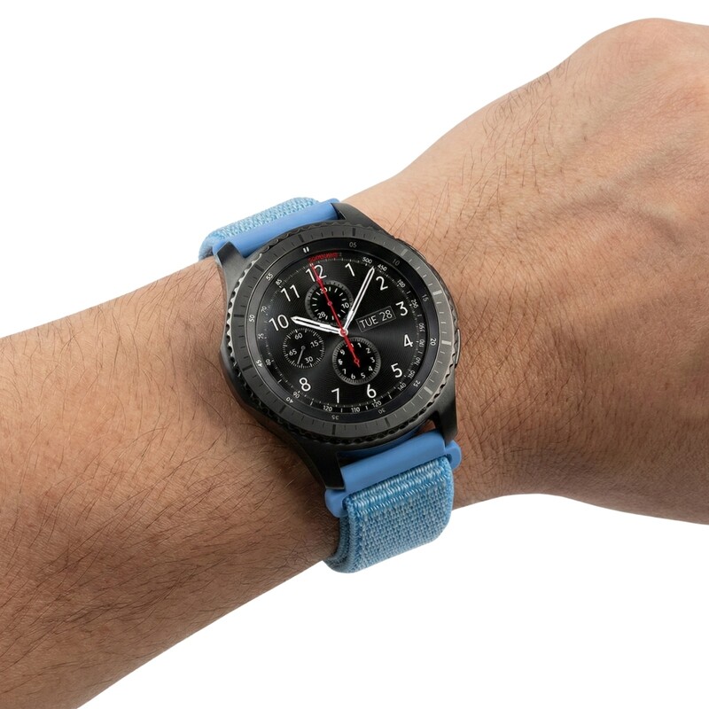 Ремешок BeCover Nylon Style для Honor MagicWatch 2/Huawei Watch 3 Pro Classic 46mm Aqua Blue (715003)