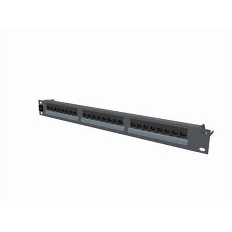 Патч-панель Molex 19" 1U 24 порта RJ45 UTP кат.5e