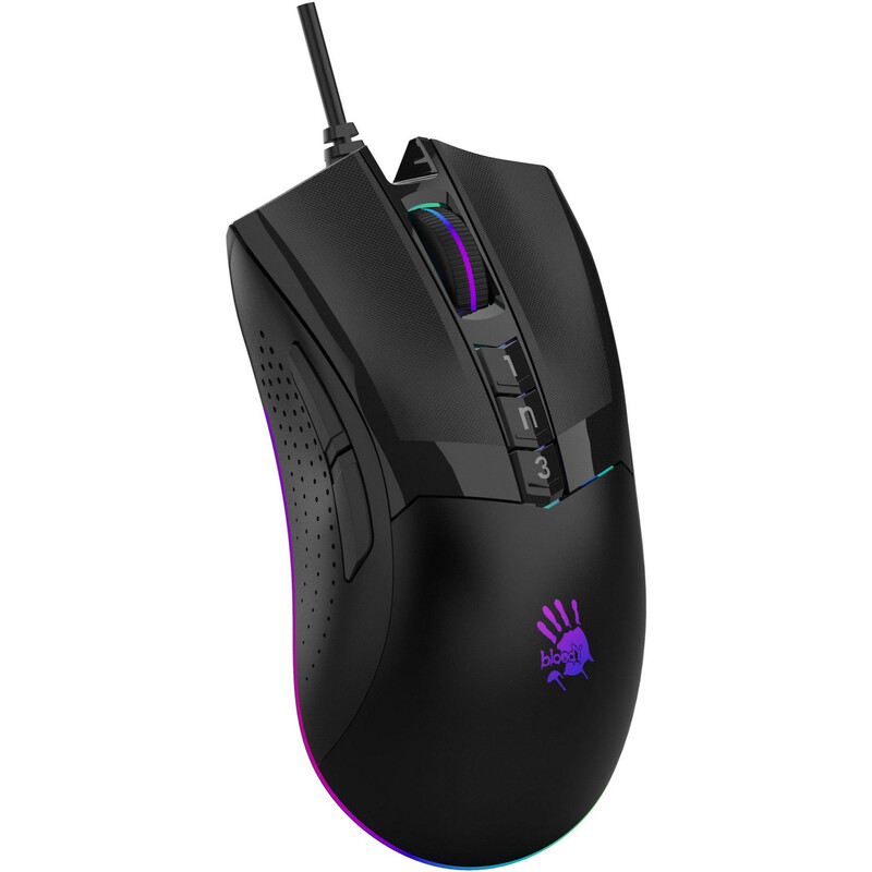 Миша A4Tech Bloody W90 Max Stone Black