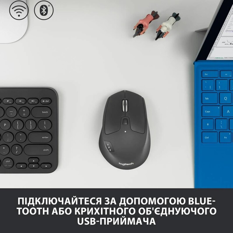 Миша бездротова Logitech M720 Triathlon Black (910-004791)