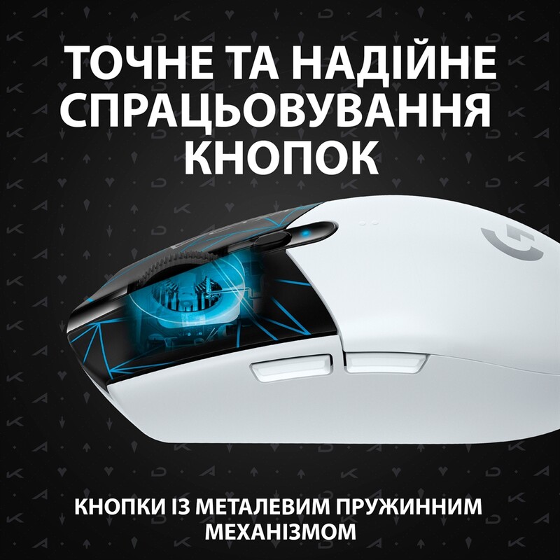 Мишка бездротова Logitech G305 (910-006053) KDA USB