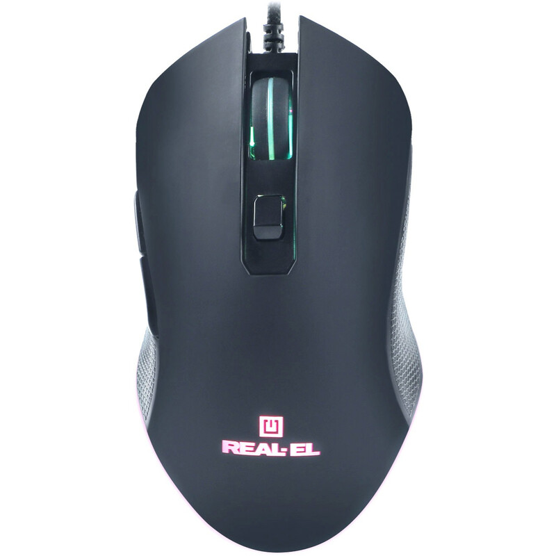 Миша REAL-EL RM-550 Black (EL123200027)