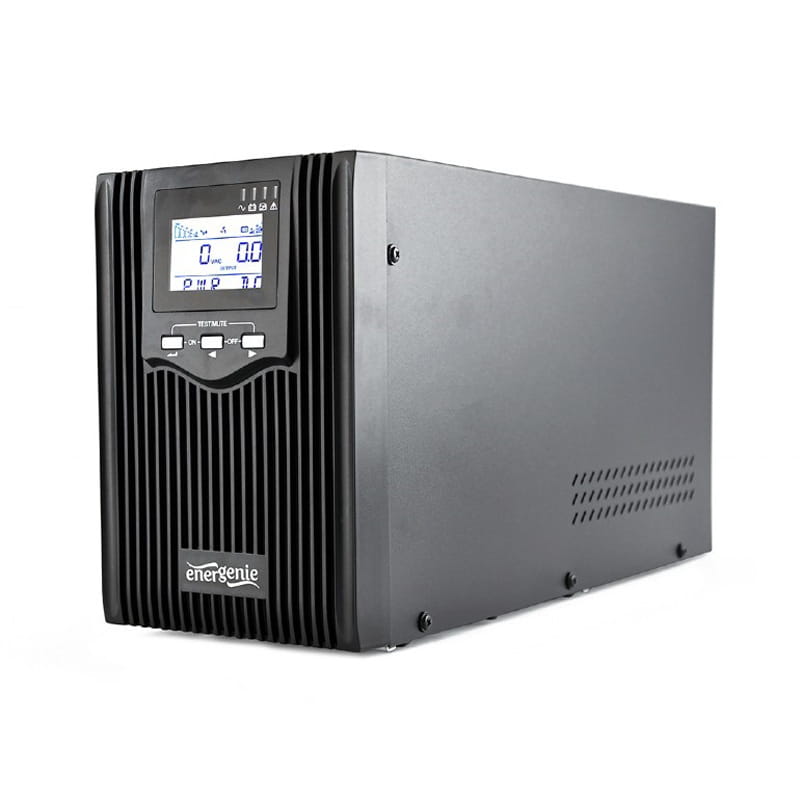 Джерело безперебійного живлення EnerGenie EG-UPS-PS2000-01 2000VA, Line Int., AVR, 3xIEC, метал