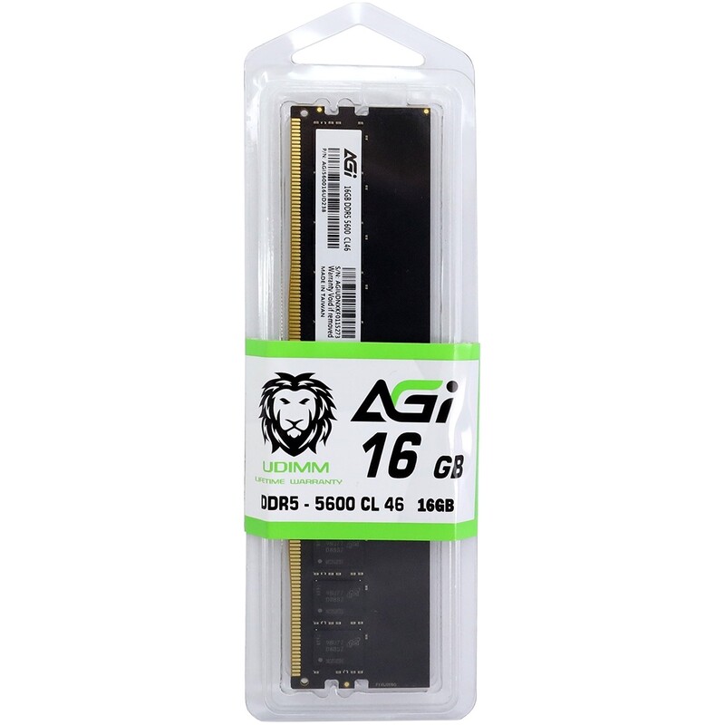 Модуль памяти DDR5 16GB/5600 AGI Black (AGI560016UD238-ST)