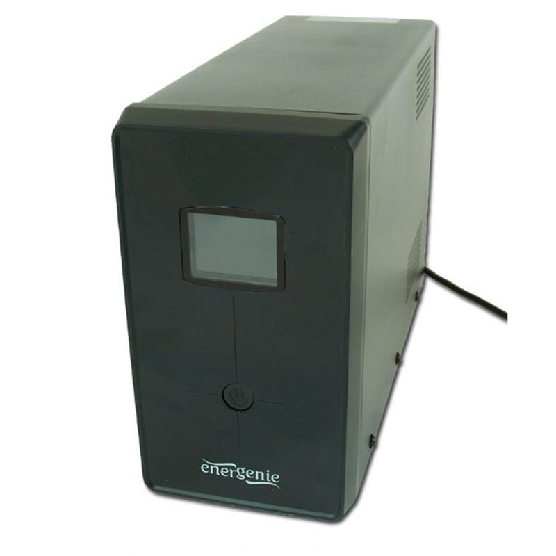 ИБП EnerGenie EG-UPS-033 1200VA, Line Int., AVR, 3xIEC+2xSchuko, USB, LCD, RJ11, металл