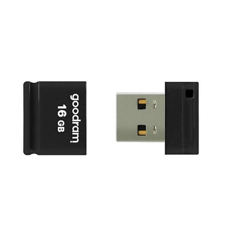 Флеш-накопичувач USB2.0 16GB Goodram UPI2 (Piccolo) Black (UPI2-0160K0R11)