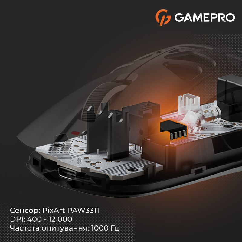 Миша бездротова GamePro Genesis Spider (GM870B)