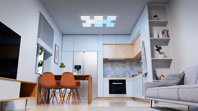 Світильник стельовий Nanoleaf Skylight Starter Kit, 3 шт., Apple HomeKit (NF083K02-3SL)