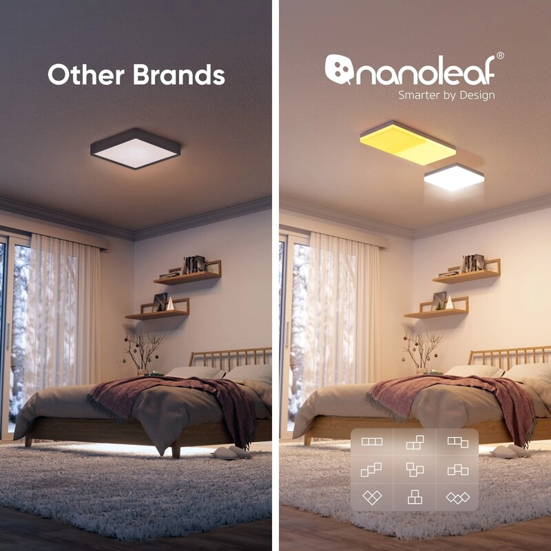 Светильник потолочный Nanoleaf Skylight Expansion Pack, 1 шт., Apple HomeKit (NF083E00-1SL)