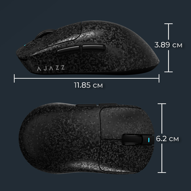 Мышь беспроводная Ajazz AJ199 Max Black (AJ199-MAX-B)