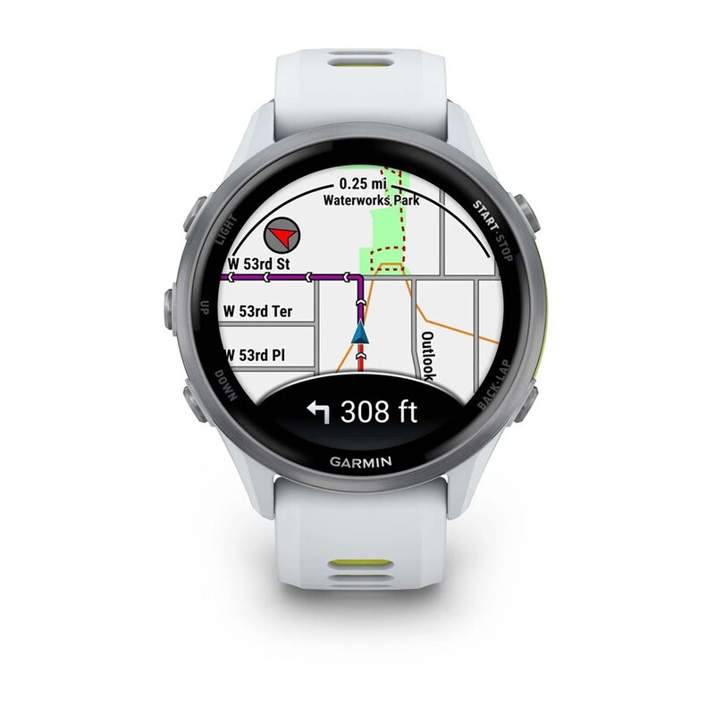 Смарт-годинник Garmin Forerunner 970 Whitestone/Amp Yellow (010-02969-11)