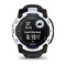 Фото - Смарт-годинник Garmin Instinct 3 50mm Solar Whitestone with Black/Bolt Blue Silicone Band (010-02935-03) | click.ua