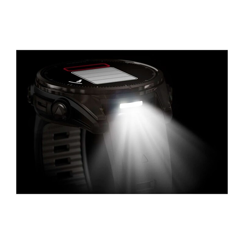 Смарт-часы Garmin Fenix 8 43mm AMOLED Sapphire Carbon Gray Titanium with Pebble Gray Silicone Band (010-02903-21)