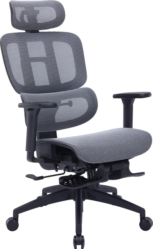Кресло офисное Officepro Skyline Footrest Black/Dark Gray (OC750-B-DG-DG)
