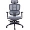 Фото - Кресло офисное Officepro Skyline Footrest Black/Dark Gray (OC750-B-DG-DG) | click.ua