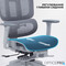 Фото - Кресло офисное Officepro Skyline Footrest Gray/Dark Gray (OC750-G-DG-DG) | click.ua
