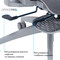Фото - Кресло офисное Officepro Skyline Footrest Gray/Dark Gray (OC750-G-DG-DG) | click.ua