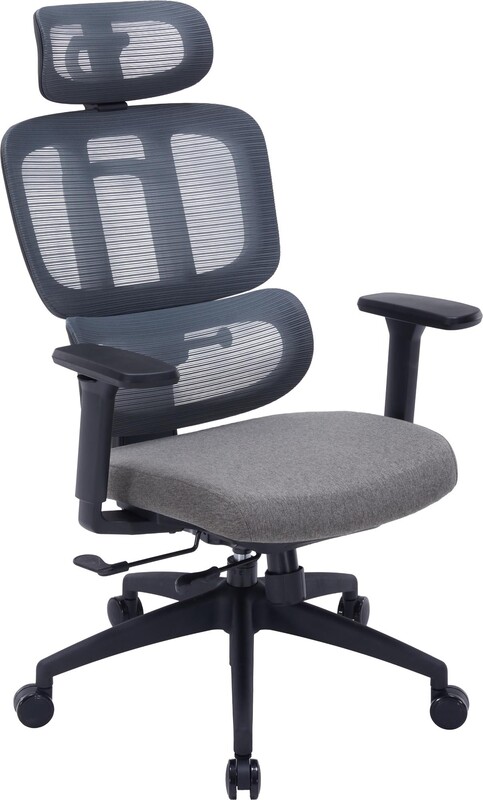 Кресло офисное OfficePro Skyline Black/Dark Gray (OC580-B-DG-DG)