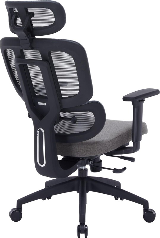 Кресло офисное OfficePro Skyline Black/Dark Gray (OC580-B-DG-DG)