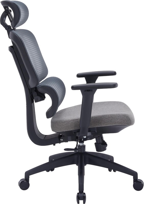 Кресло офисное OfficePro Skyline Black/Dark Gray (OC580-B-DG-DG)