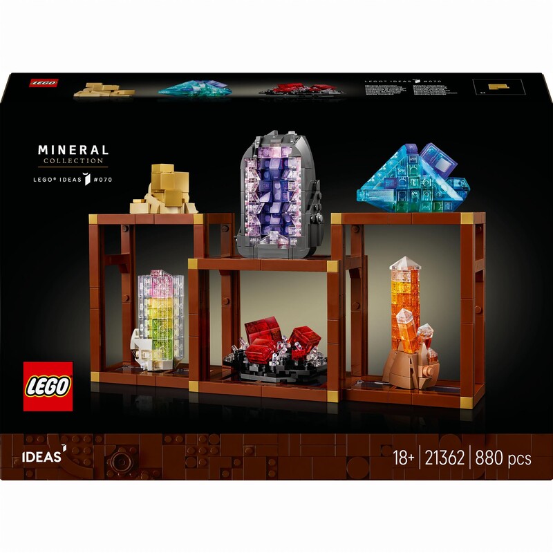 Конструктор LEGO Ideas Колекція мінералів (21362)