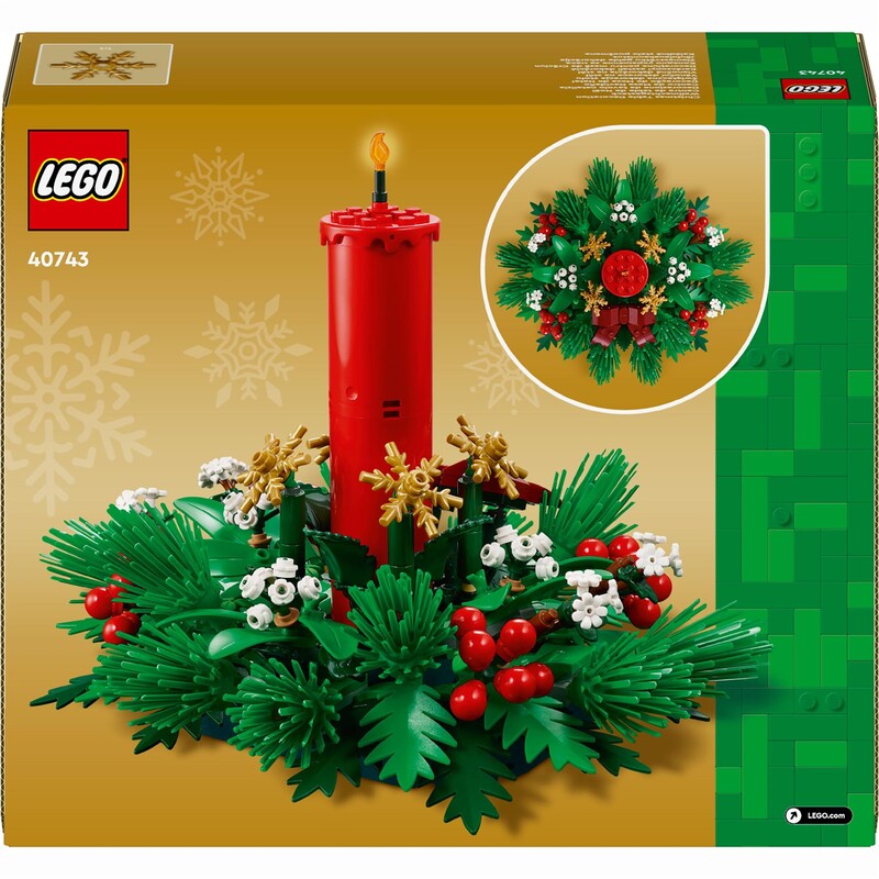 Конструктор LEGO Iconic Декор для різдвяного столу (40743)