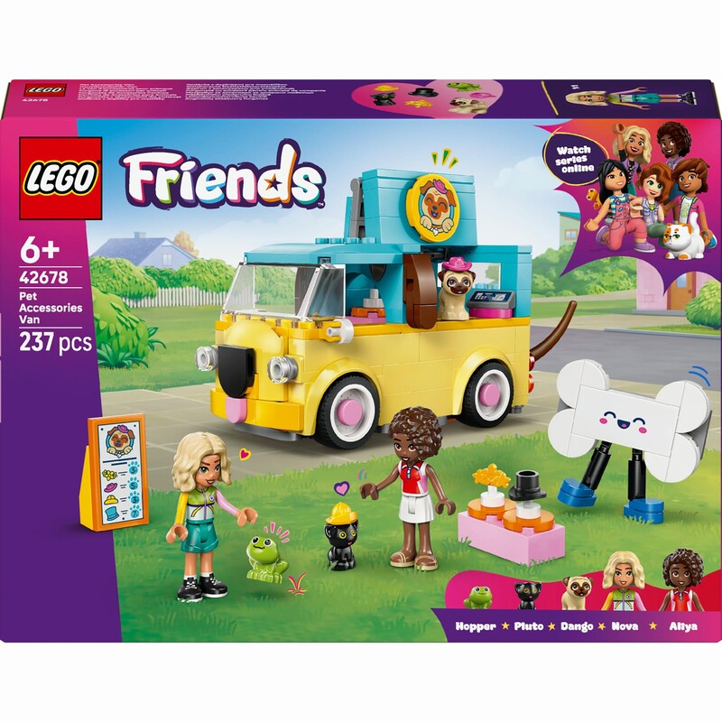 Конструктор LEGO Friends Фургон з аксесуарами для улюбленців (42678)