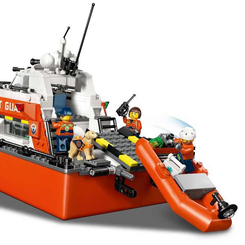 Конструктор LEGO City Рятувальний катер і гелікоптер берегової охорони (60504)