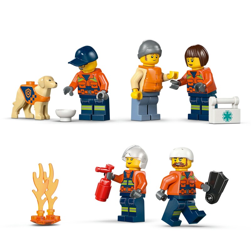 Конструктор LEGO City Рятувальний катер і гелікоптер берегової охорони (60504)