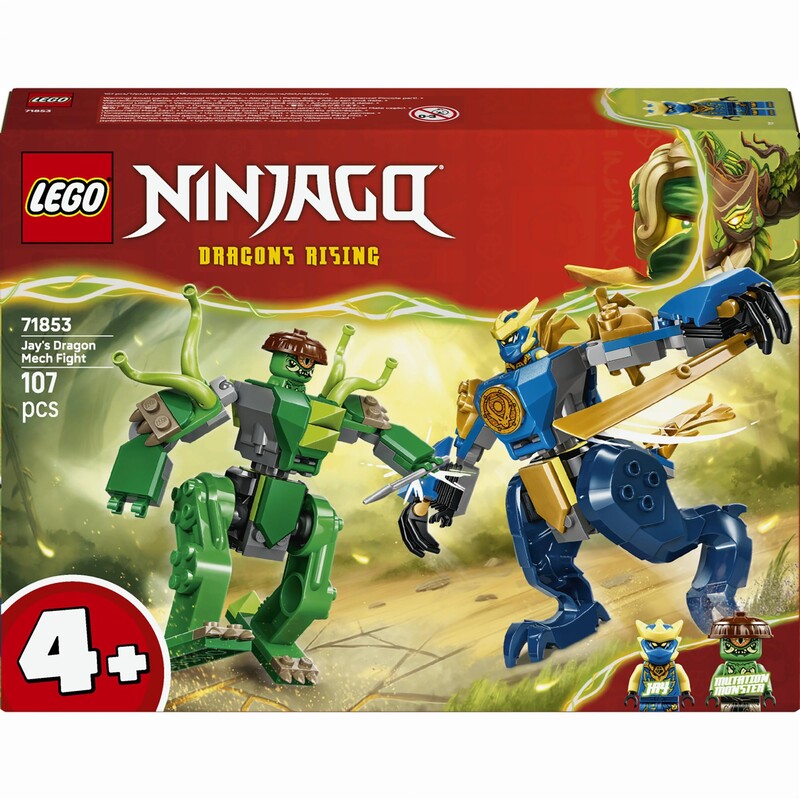 Конструктор LEGO Ninjago Битва работа дракона Джея (71853)