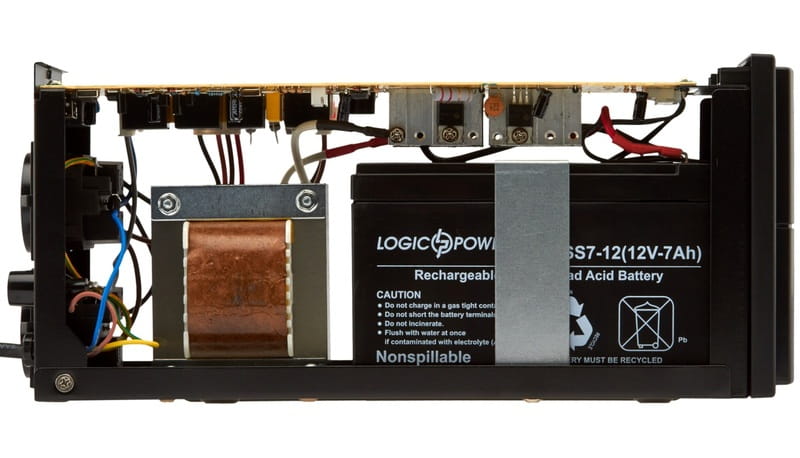 ИБП LogicPower LPM-U625VA, Lin.int., AVR, 2 x евро, USB, металл