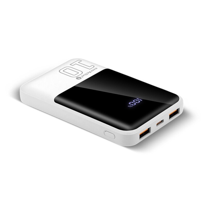 Универсальная мобильная батарея everActive EB-10Q 10000mAh White