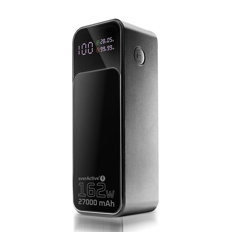 Універсальна мобільна батарея everActive EB-27Q Ultra 27000mAh Black