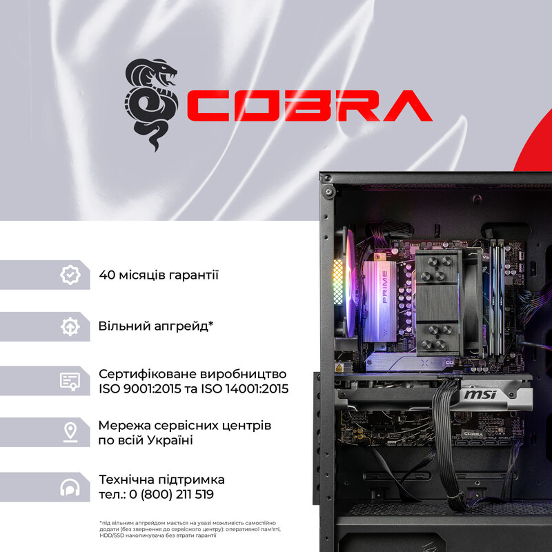 Персональний комп'ютер COBRA Advanced Windows 11 Home (I225F.32.S2.97XT.24654W)