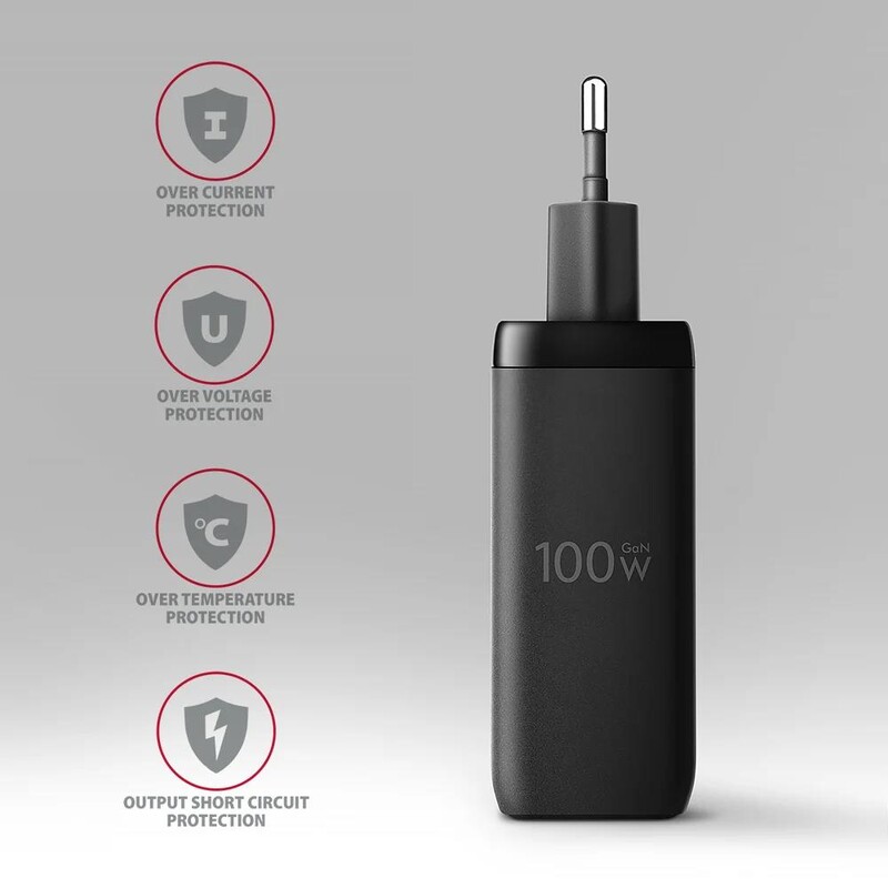 Зарядное устройство Axagon 100W Black (ACU-DPQ100)