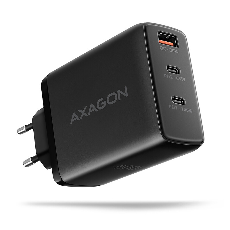 Зарядное устройство Axagon 100W Black (ACU-DPQ100)