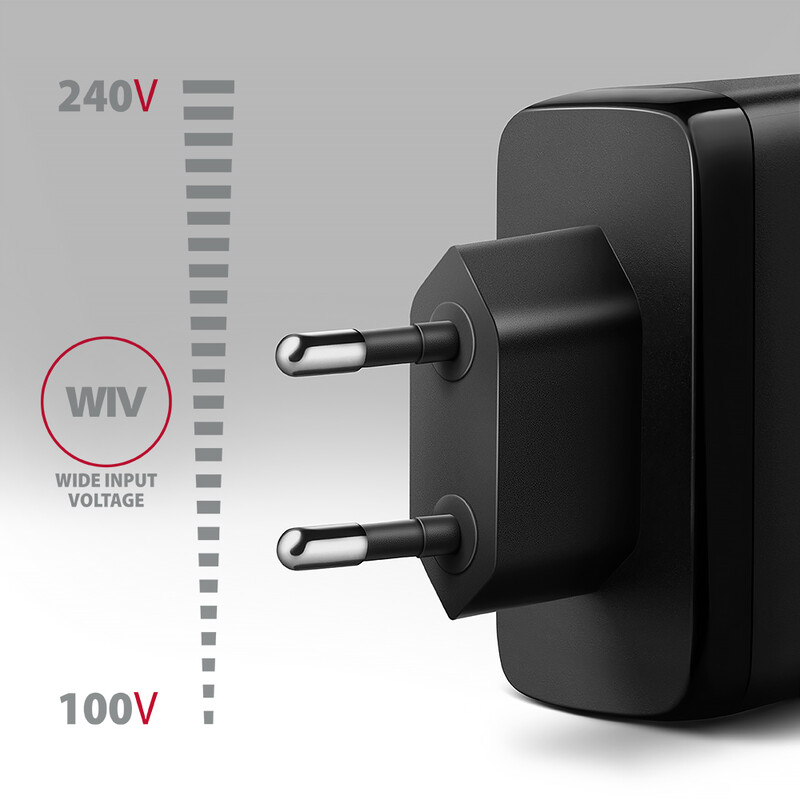 Зарядное устройство Axagon 100W Black (ACU-DPQ100)